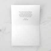 Absoluut ondeugende foto van een huisdier Schattig Folie Feestdagenkaart (Binnenlaag)