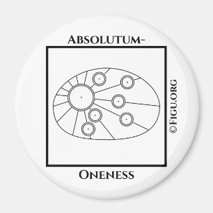 Absoluut-Oneness Symbool Magneet