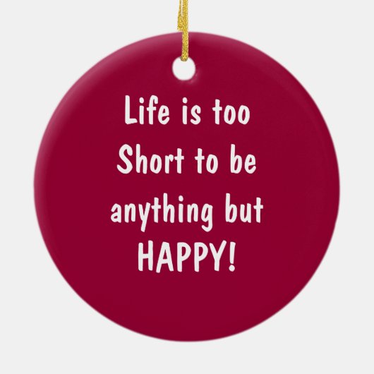 Absoluut, oranment Pink Dahlia Boss cadeaus Keramisch Ornament (Achterkant)