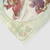 Absoluut Schattige Kerstman zwaaien naar kinderen Tissuepapier (Detail)