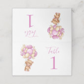 Absoluut Schattige Teddy Bear Girly Place-kaarten Plaatskaartje (Buitenkant ongevouwen)