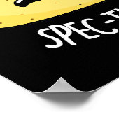Absoluut Spec-Taco-Lar Funny Taco Pun Dark BG Poster (Hoek)