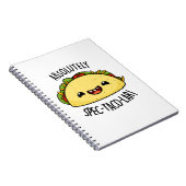 Absoluut Spec-Taco-Uit-Lekker Funny Taco Woordspel Notitieboek (Rechterzijde)