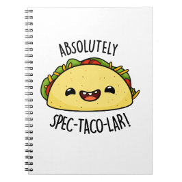 Absoluut Spec-Taco-Uitstekend Grappige Taco Woords Notitieboek