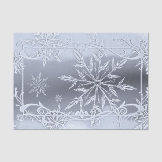 Absoluut Stunning Sneeuwvlok Design Tissuepapier (Voorkant)