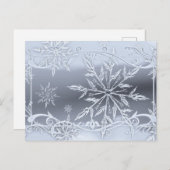 Absoluut verbluffend Snowflake-ontwerp Briefkaart (Voorkant / Achterkant)
