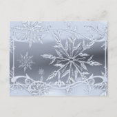 Absoluut verbluffend Snowflake-ontwerp Briefkaart (Voorkant)