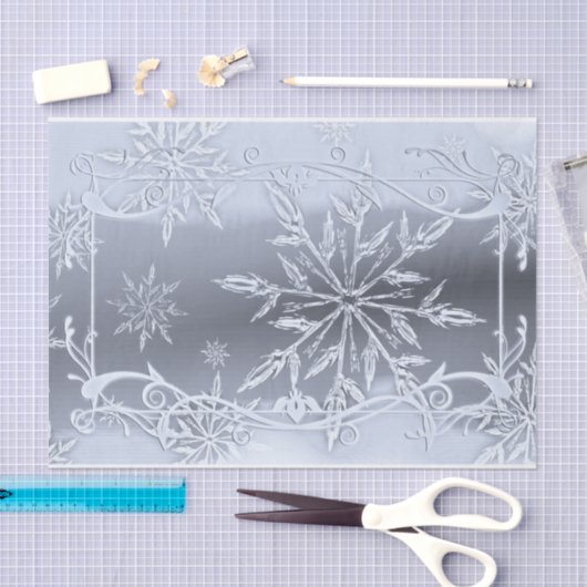 Absoluut verbluffend Snowflake-ontwerp Tissuepapier (Craft)