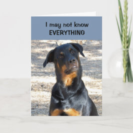 Absoluut zeker de Valentijnsdag van Rottweiler Feestdagen Kaart