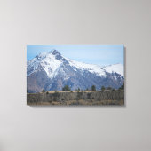 Absoraka Mountain Range Paradise Valley Montana Canvas Afdruk (Voorkant)