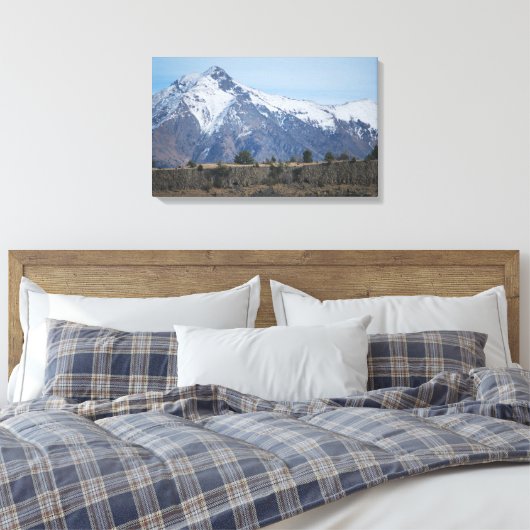 Absoraka Mountain Range Paradise Valley Montana Canvas Afdruk (Insitu (Slaapkamer))