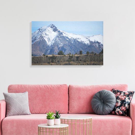 Absoraka Mountain Range Paradise Valley Montana Canvas Afdruk (Insitu (Woonkamer))