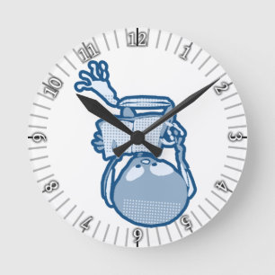 Absorptie Abigail Literair Skelet met Boek Ronde Klok