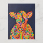 Absract Cow Briefkaart (Voorkant)