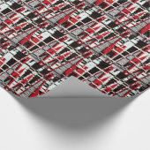 Absract ontwerp met "rode Ferrari" voor papier (Hoek)