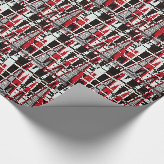 Absract ontwerp met "rode Ferrari" voor papier (Hoek)