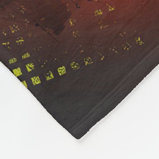 Absracte geest van adelaar fleece deken (Hoek)