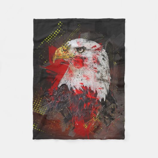 Absracte geest van adelaar fleece deken (Voorkant)