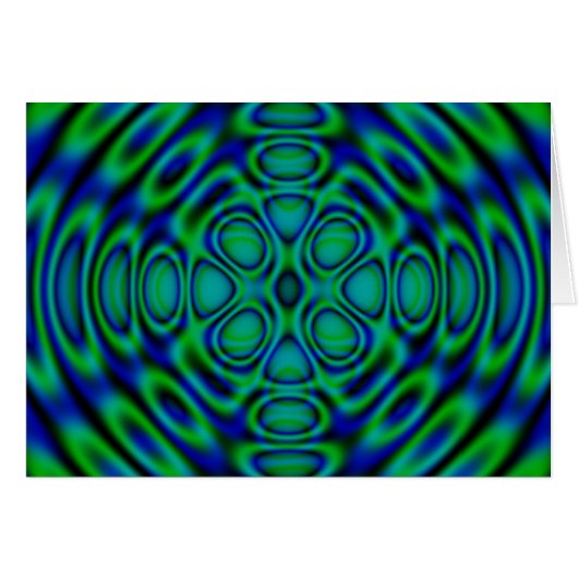 Abstact Blue en Green (Voorkant Horizontaal)