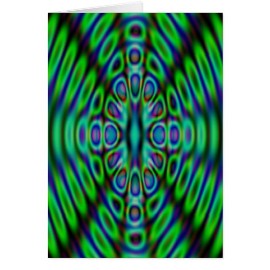 Abstact Blue en Green All Occassions (Voorkant)