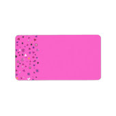 Abstact Tree of Life Bat Mitzvah Invitation Etiket (Voorkant)