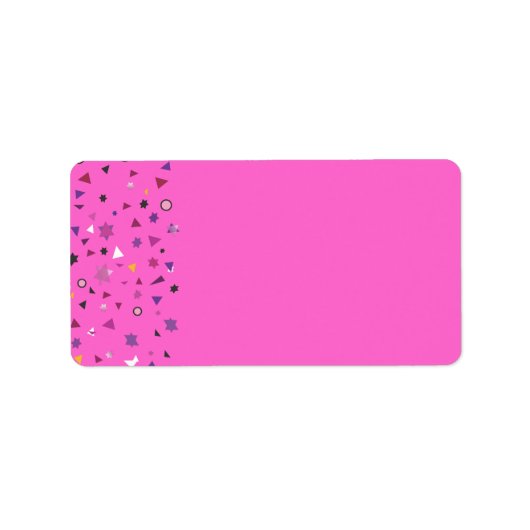 Abstact Tree of Life Bat Mitzvah Invitation Etiket (Voorkant)