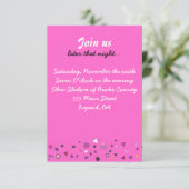 Abstact Tree of Life Bat Mitzvah Invitation Kaart (Staand voorkant)