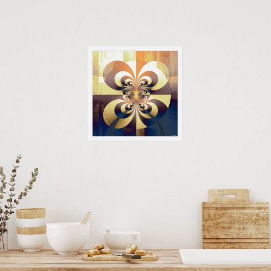 Abstfractal 7 poster (Keuken)