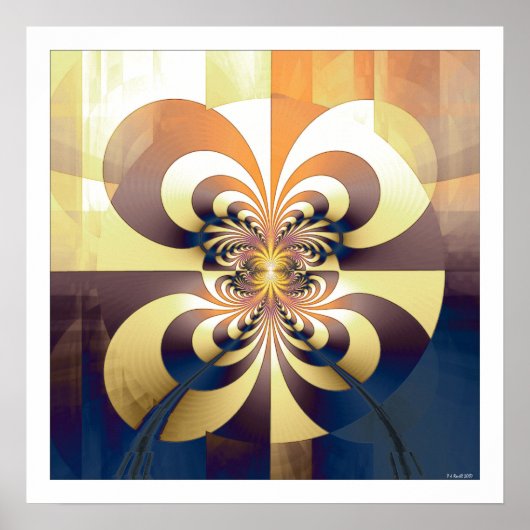 Abstfractal 7 poster (Voorkant)