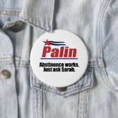 Abstinence werkt - vraag Sarah Ronde Button 4,0 Cm (In situ)