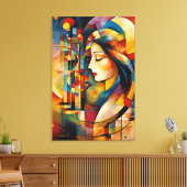 ABSTR_24-043, Abstracte galerijkunst Canvas Afdruk (Insitu (Woonkamer))