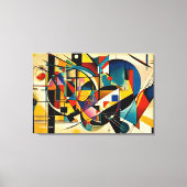 ABSTR_24-046, Abstracte galerijkunst Canvas Afdruk (Voorkant)