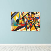 ABSTR_24-049, Abstracte galerijkunst Canvas Afdruk (Insitu (Houten vloer))