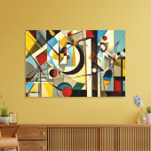 ABSTR_24-056, Abstracte galerijkunst Canvas Afdruk (Insitu (Woonkamer))