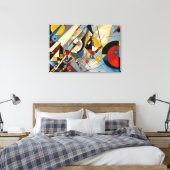 ABSTR_24-057, Abstracte galerijkunst Canvas Afdruk (Insitu (Slaapkamer))