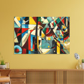 ABSTR_24-058, Abstracte galerijkunst Canvas Afdruk (Insitu (Woonkamer))