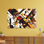 ABSTR_24-060, Abstracte galerijkunst Canvas Afdruk (Insitu (Woonkamer))