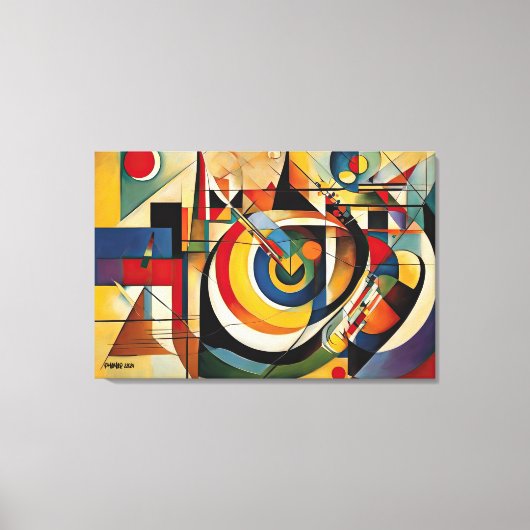 ABSTR_24-070, Abstracte galerijkunst Canvas Afdruk (Voorkant)