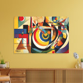 ABSTR_24-070, Abstracte galerijkunst Canvas Afdruk (Insitu (Woonkamer))