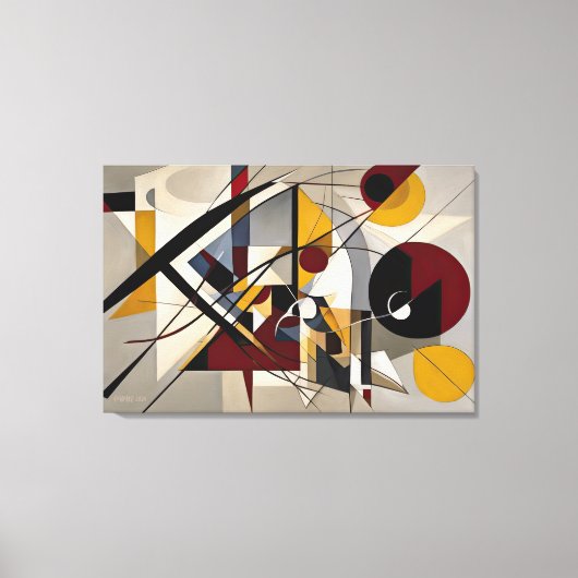 ABSTR_24-074, Abstracte galerijkunst Canvas Afdruk (Voorkant)