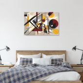 ABSTR_24-074, Abstracte galerijkunst Canvas Afdruk (Insitu (Slaapkamer))