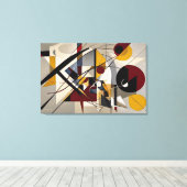 ABSTR_24-074, Abstracte galerijkunst Canvas Afdruk (Insitu (Houten vloer))
