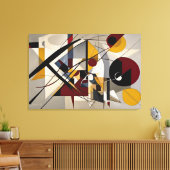 ABSTR_24-074, Abstracte galerijkunst Canvas Afdruk (Insitu (Woonkamer))