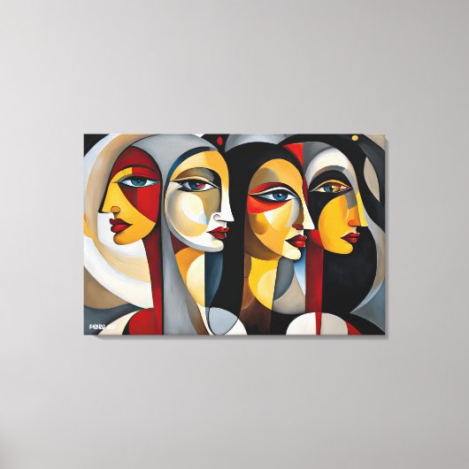 ABSTR_24-087, Abstracte galerijkunst Canvas Afdruk (Voorkant)