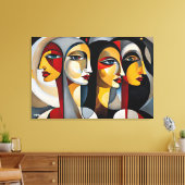 ABSTR_24-087, Abstracte galerijkunst Canvas Afdruk (Insitu (Woonkamer))