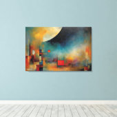 ABSTR_24-093, Abstracte Galerij Art Canvas Afdruk (Insitu (Houten vloer))