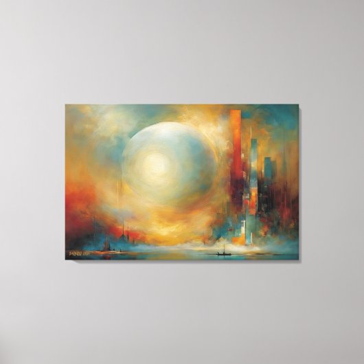 ABSTR_24-096, Abstracte Galerij Art Canvas Afdruk (Voorkant)