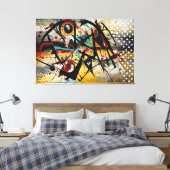 ABSTR_25-008 Abstracte kunst Canvas Print (Insitu (Slaapkamer))