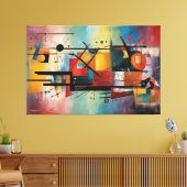 ABSTR_25-011 Abstracte kunst Canvas Print (Insitu (Woonkamer))