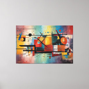 ABSTR_25-011 Abstracte kunst Canvas Print